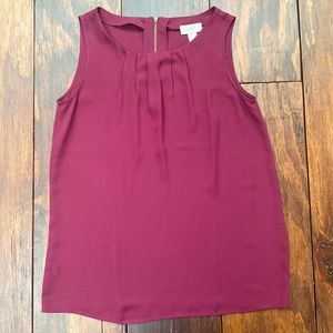 Loft sleeveless blouse